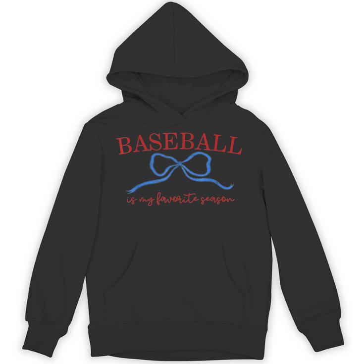 Baseball Is My Favorite Season Shirt Baseball Season Vibes Unisex Hoodie
