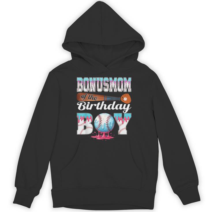 Baseball Ice Cream Drip Bonus Mom Of The Birthday Boy Unisex Hoodie