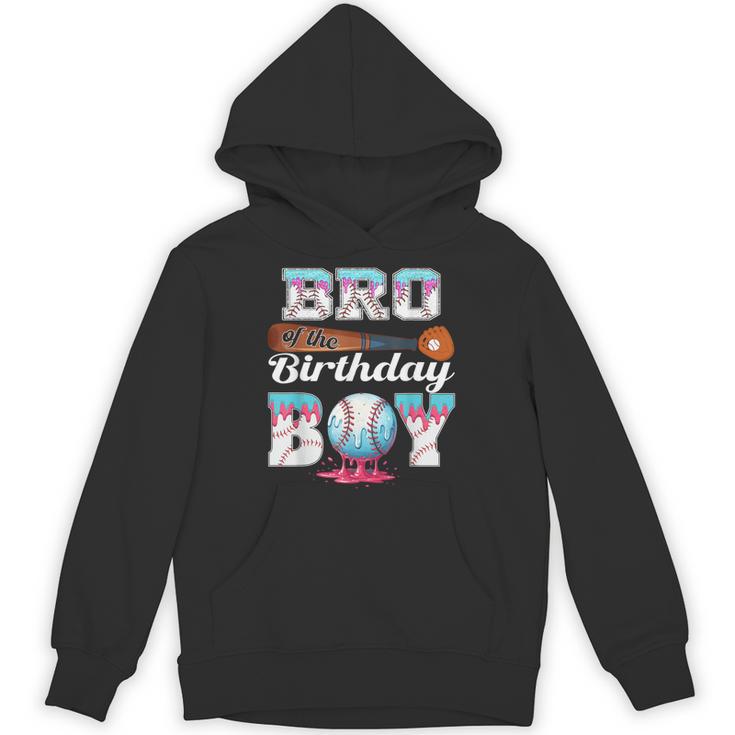 Baseball Ice Cream Drip Bro Of The Birthday Boy Unisex Hoodie