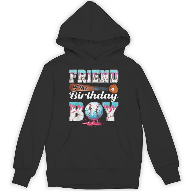 Baseball Ice Cream Drip Friend Of The Birthday Boy Unisex Hoodie Baseball Ice Cream Drip Friend Of The Birthday Boy Unisex Hoodie