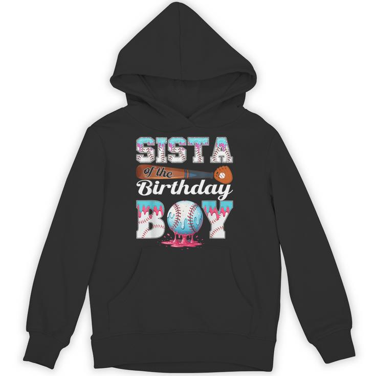 Baseball Ice Cream Drip Sista Of The Birthday Boy Unisex Hoodie