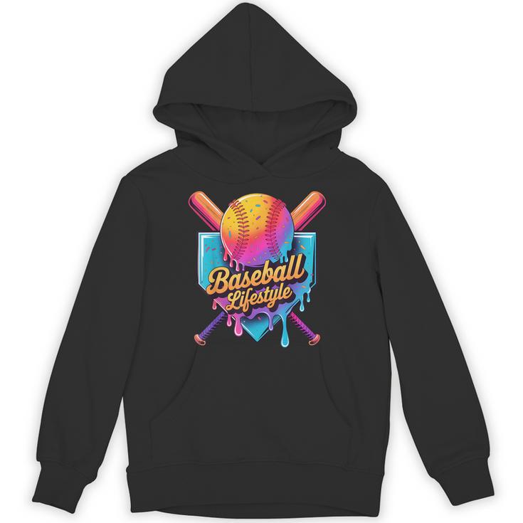 Baseball Lifestyle Drip Icecream Unisex Hoodie