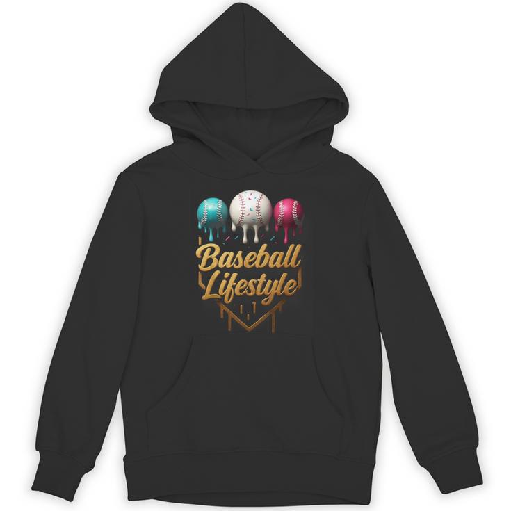 Baseball Lifestyle Drip Unisex Hoodie