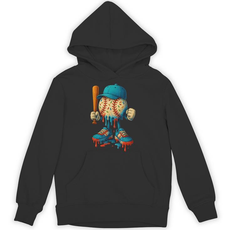 Baseball Lifestyle Youth Baseball Drip Icecream Unisex Hoodie