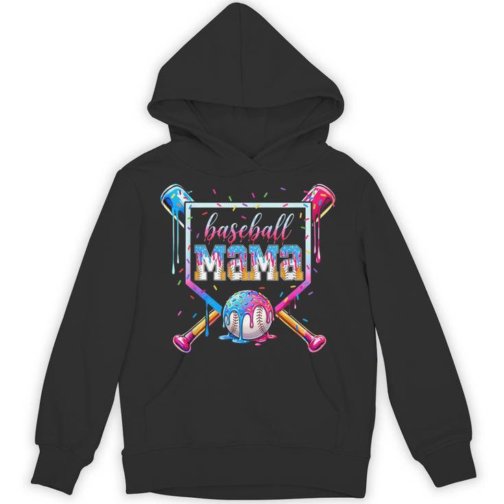 Baseball Mama Ice Cream Drip For Men Women Boy Kids Unisex Hoodie
