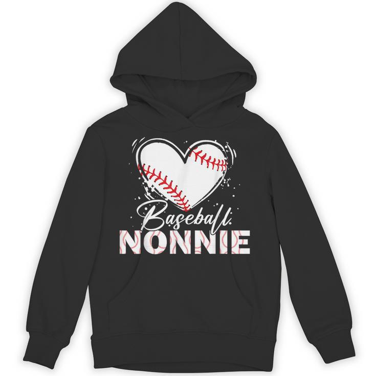 Baseball Nonnie Baseball Heart Unisex Hoodie Baseball Nonnie Baseball Heart Unisex Hoodie