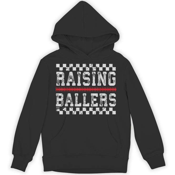 Baseball Player Raising Ballers Game Day Respect The Drip Unisex Hoodie