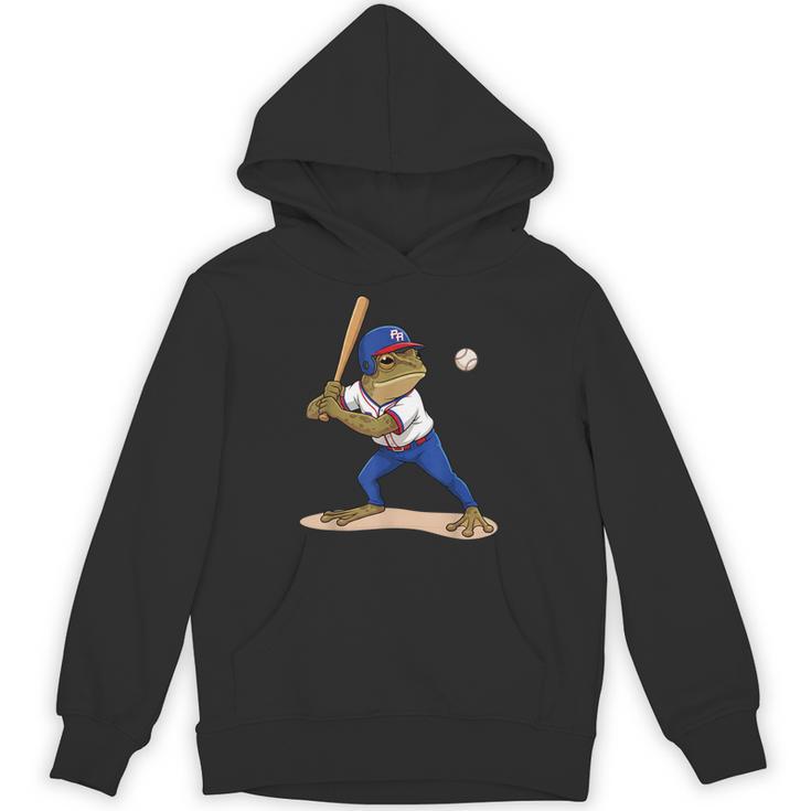 Baseball Puerto Rico Patriotic Flag Boricua Baseball Player Unisex Hoodie