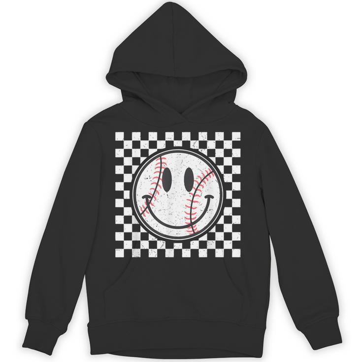 Baseball Season Happy Game Day Trendy Sports Vintage Unisex Hoodie