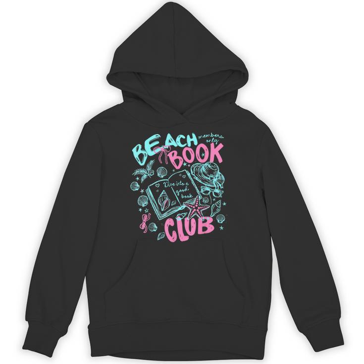 Beach Book Club Summer Book Lover Reading Summer Sayin Quote Unisex Hoodie