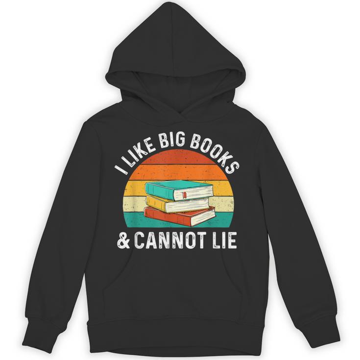 I Like Big Books & Cannot Lie Reading Bookworm Reader Unisex Hoodie