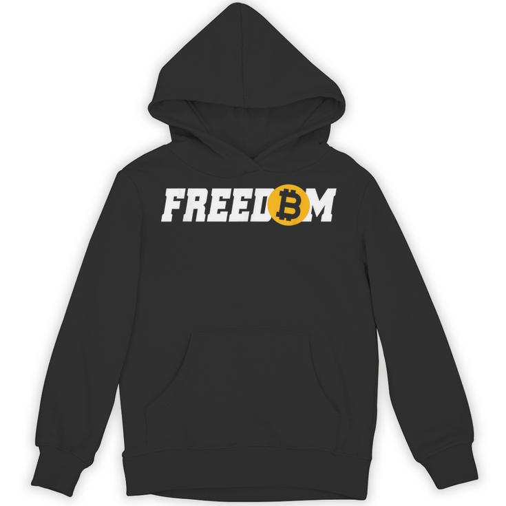 Bitcoin Freedom 暗号通貨 Btc 自由 ミリオネア ビットコインでお金持ち パーカー