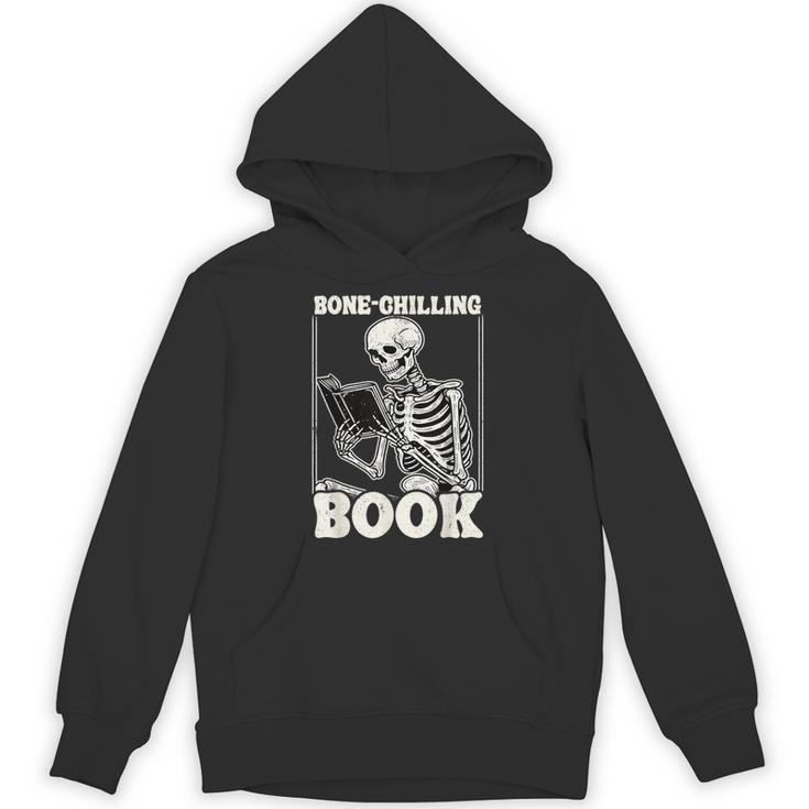 Bone-Chilling Book Skeleton Reading Bookworm Book Lovers Unisex Hoodie