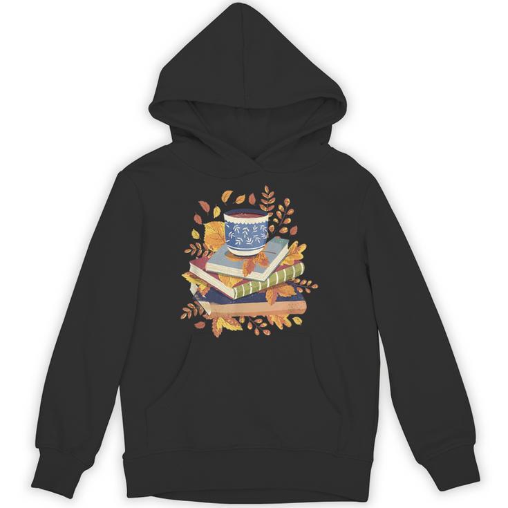 Book & Autumn Fall Lover Bookworm Hello Fall Bookish Reading Unisex Hoodie