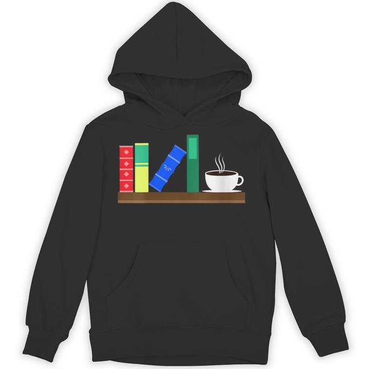 Book Books Shelf Coffee Reading Hobby Unisex Hoodie