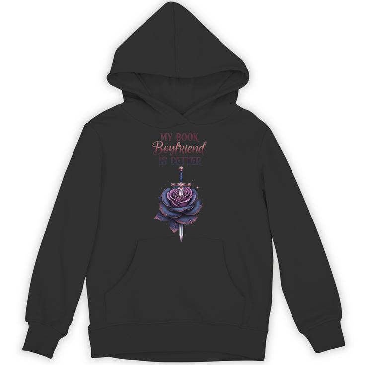 Book Boyfriend Forever Tee Romantasy Readers Unisex Hoodie