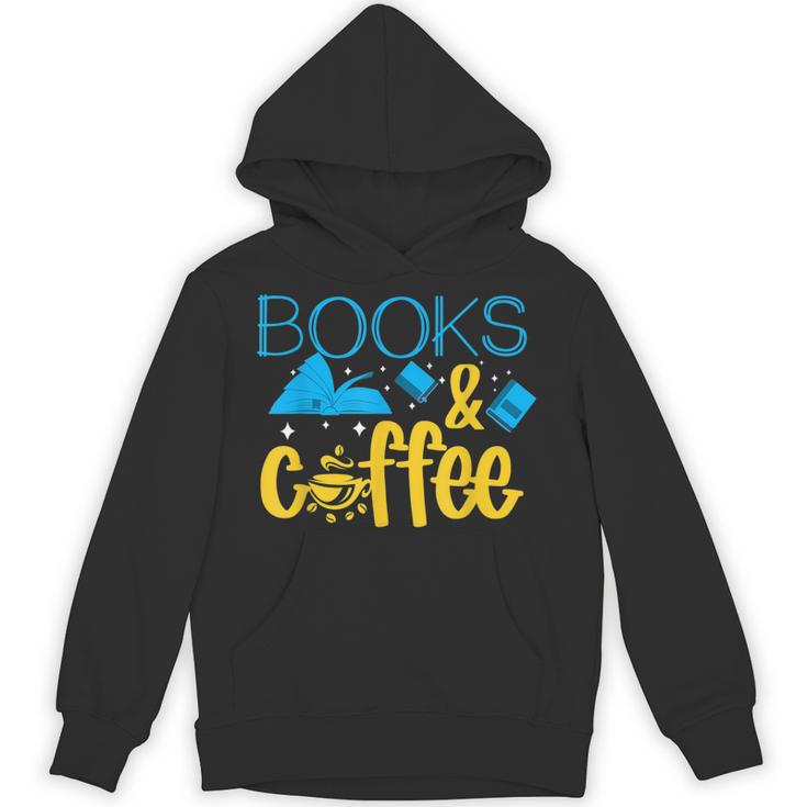 Book Coffee Drink Coffee Read Books Library Bookworm Nerd Unisex Hoodie