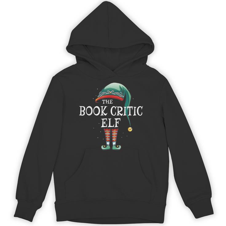 Book Critic Elf Job Christmas Unisex Hoodie