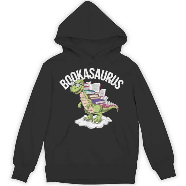 Book Dinosaur T-Rex Bookworm Dino Book Reading Unisex Hoodie