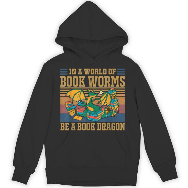 Book Dragon Kids Bookworm Unisex Hoodie