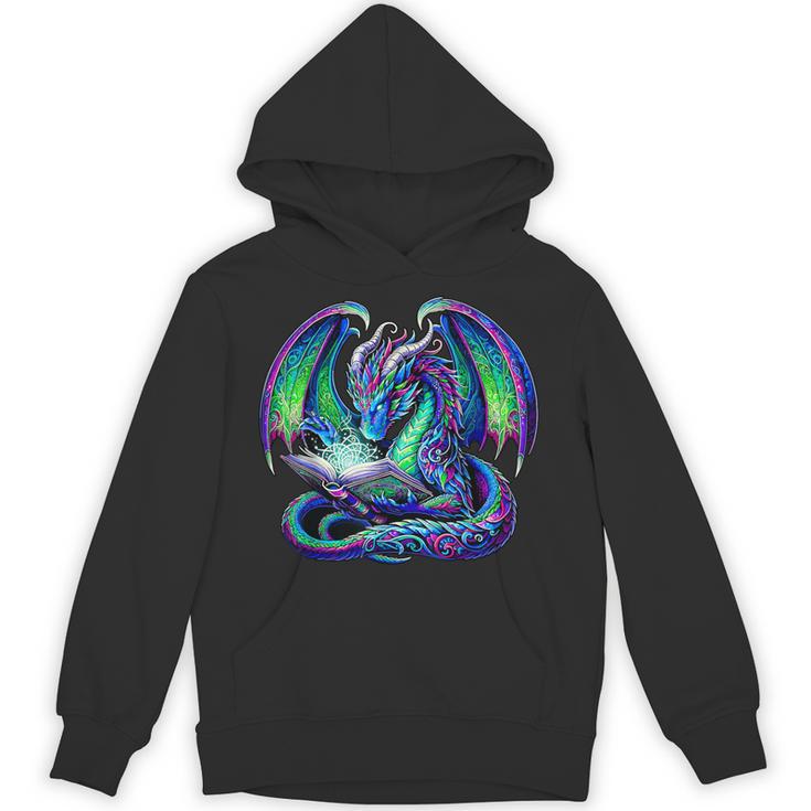 Book Dragon Reading Lover Unisex Hoodie