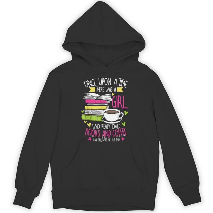 Book Lover & Coffee Reader Reading Quote Women & Girls Unisex Hoodie