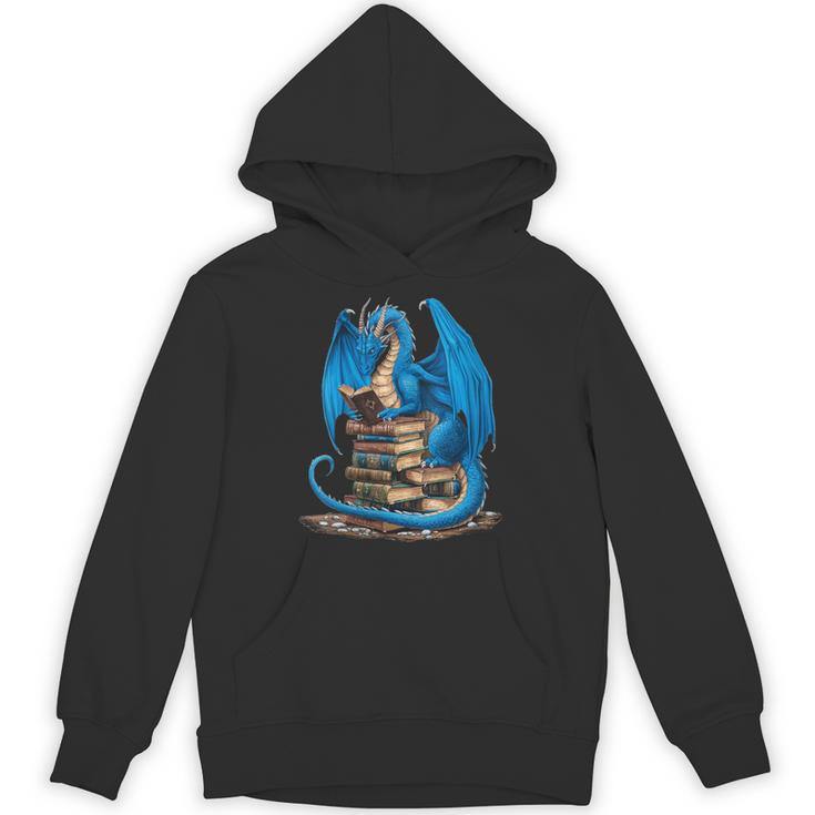 Book Lover Bookworm Reading Books Dragon Unisex Hoodie