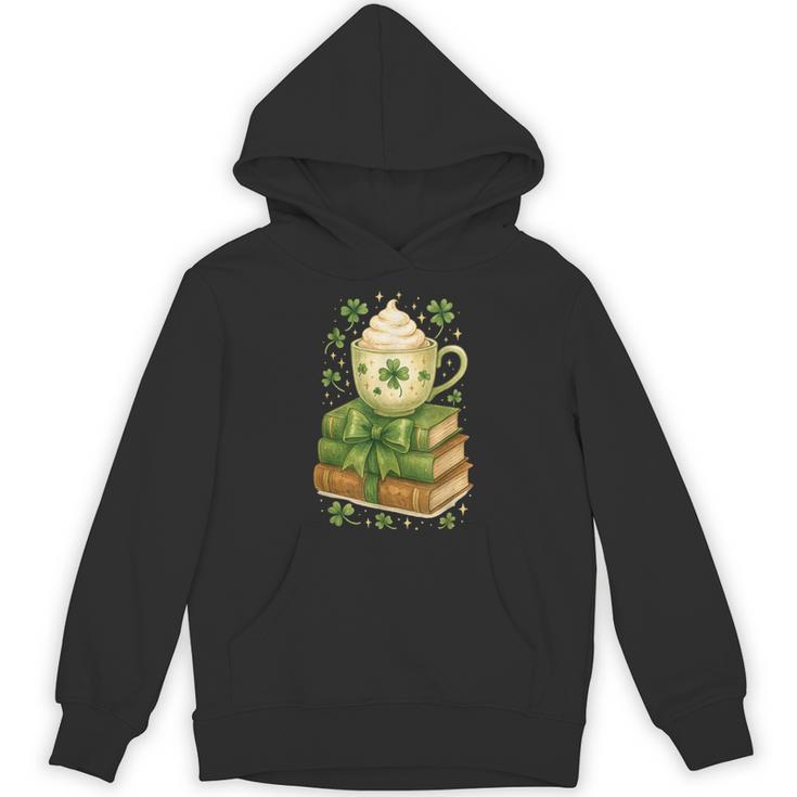 Book Lover St Patricks Day Teacher Cosy Librarycore Unisex Hoodie