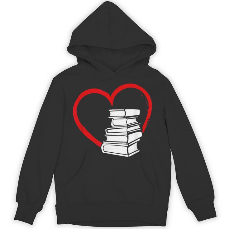 Book Nerd's Book Lover's Valentine's Day Unisex Hoodie