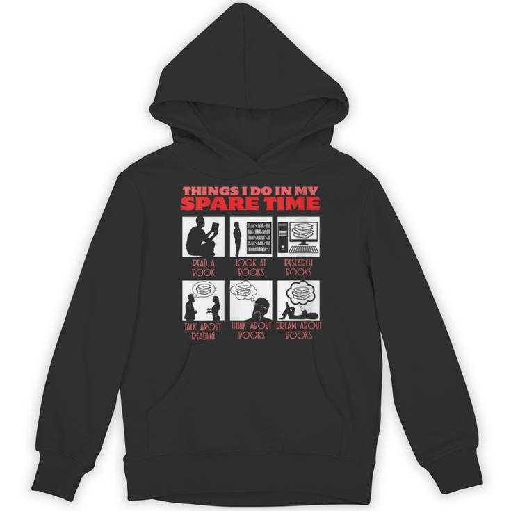 Book Reading Bookworm Reader Spare Time Unisex Hoodie