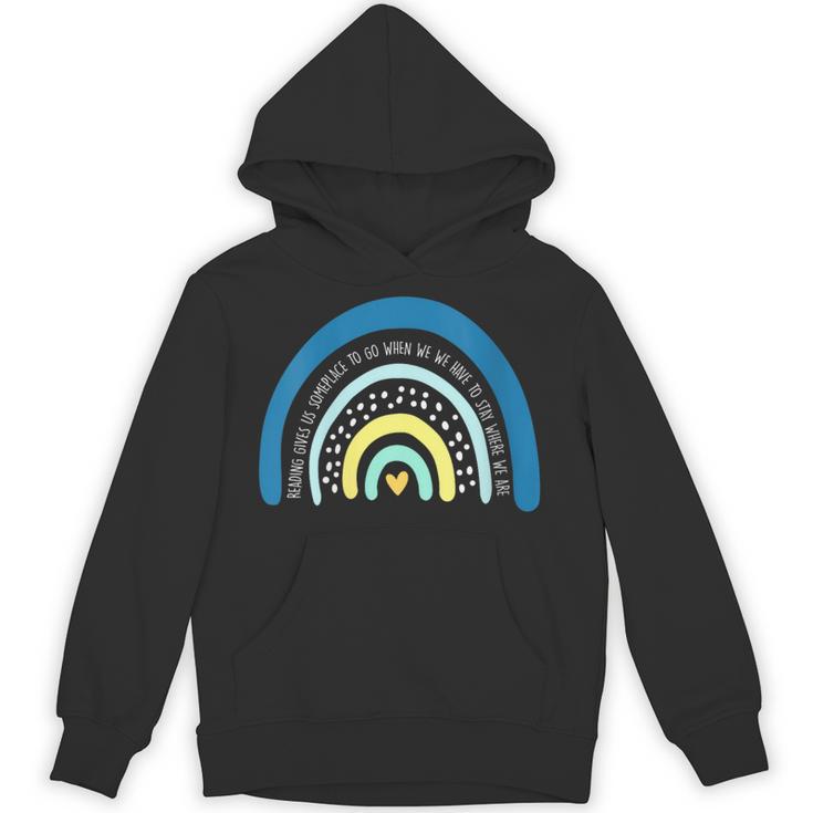 Book Reading Reading Gives Us Someplace To Go Unisex Hoodie