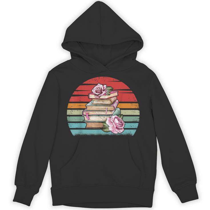 Book Reading Lover Bookworm Girls Shirt Librarian Vintage Unisex Hoodie