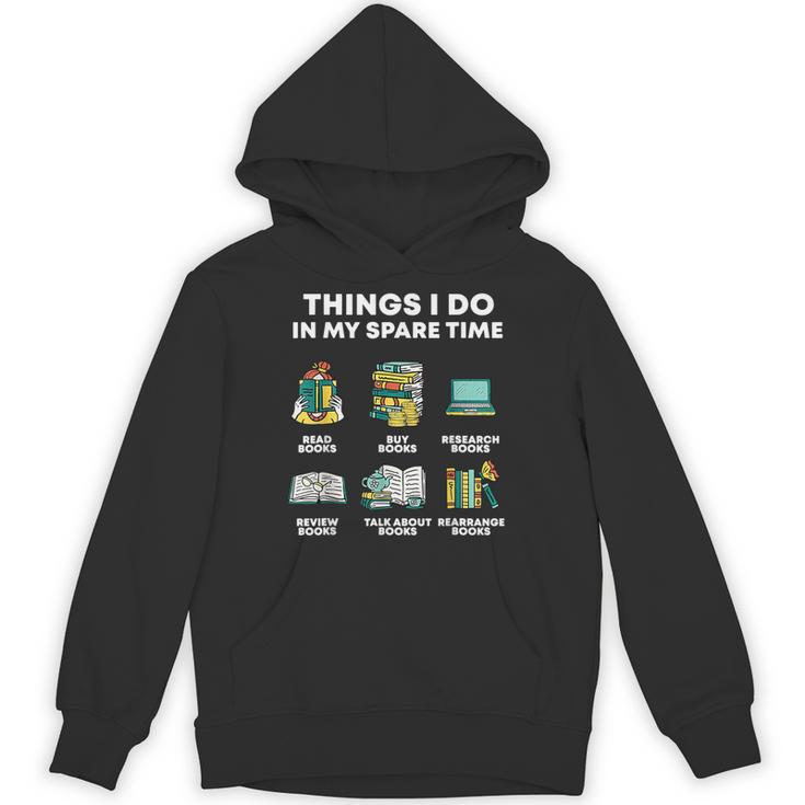 Book Reading Reviewing Books Free Time Bookworm Bookish Unisex Hoodie