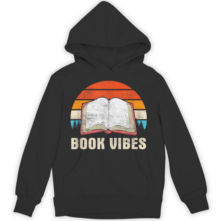 Book Vibes For Book Lovers Bookworm Reading Unisex Hoodie