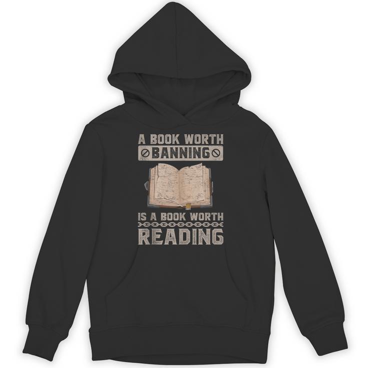 Book Worth Banning Is A Book Worth Reading Readers Unisex Hoodie
