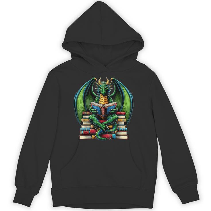Books Dragon Reading Book Unisex Hoodie