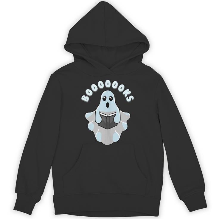 Books Reader Creepy Horror On Halloween Ghost Reading Unisex Hoodie