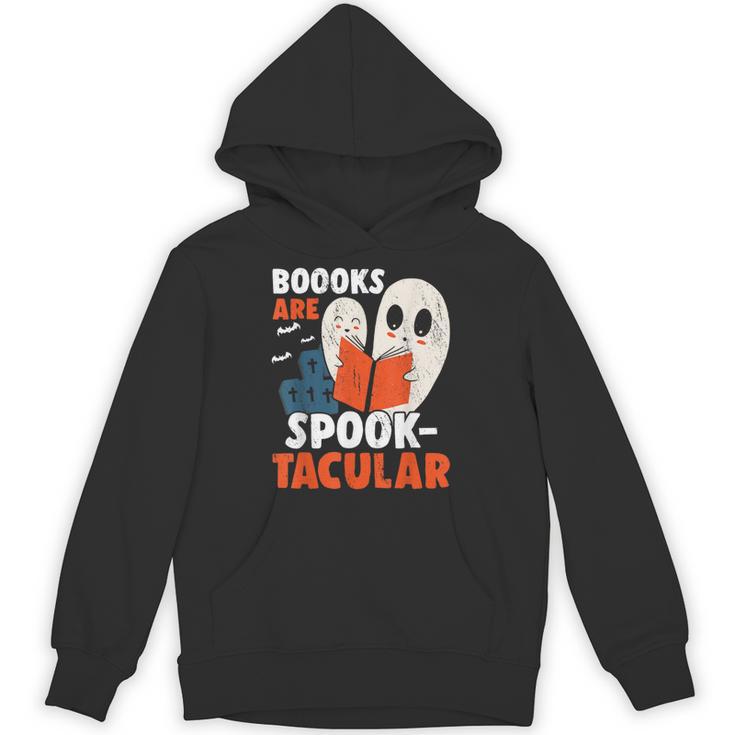 Books Are Spook-Tacular Halloween Bookworm Book Reading Unisex Hoodie