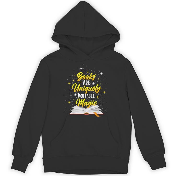 Books Are Uniquely Portable Magic Unisex Hoodie