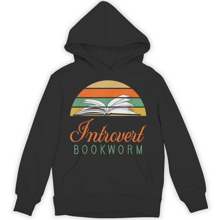 Bookworm Introvert Fun Book Lovers Reading Unisex Hoodie