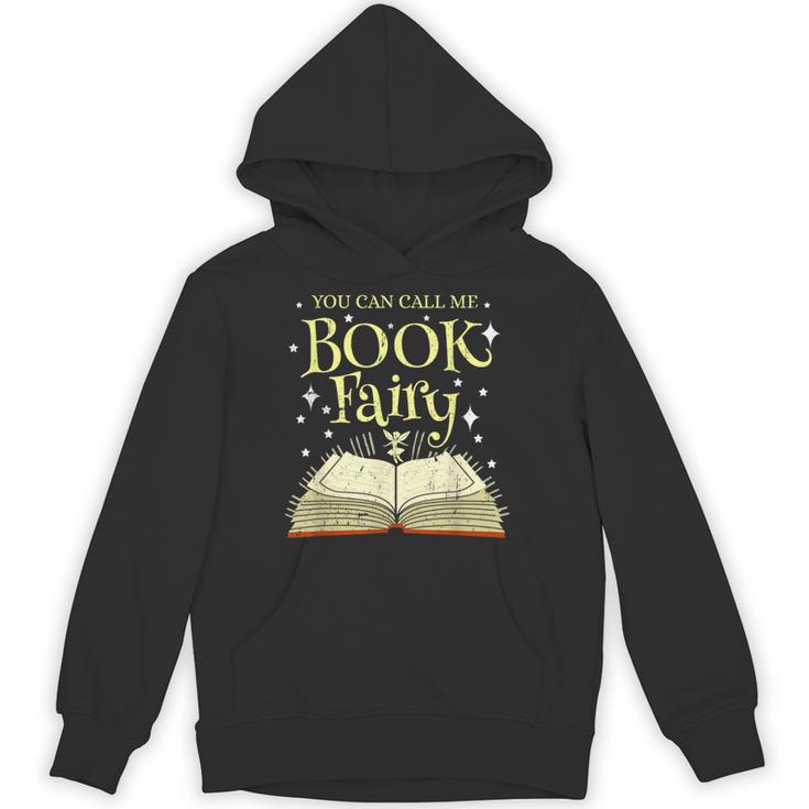 You Can Call Me Book Fairy Librarian Vintage Unisex Hoodie