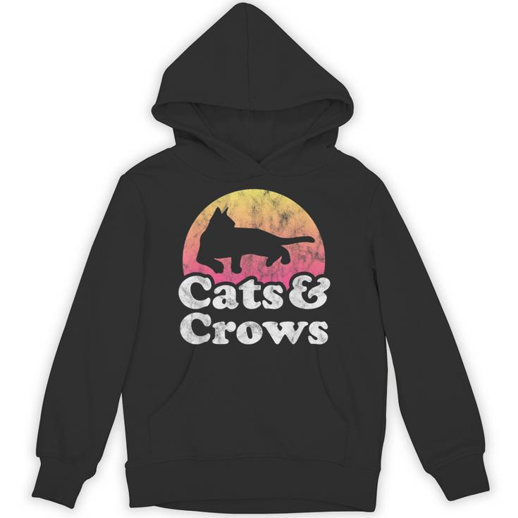 Cats And Crows メンズ レディース ボーイズ ガールズ カラス パーカー