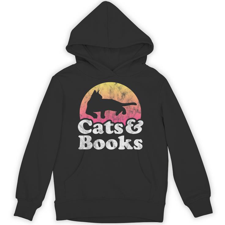 Cats And Books Or Women's Cat And Book Unisex Hoodie