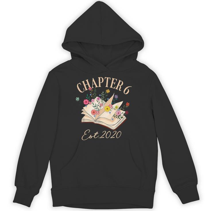 Chapter 6 Years Old For Book Lover 6th Birthday Bookworm Unisex Hoodie