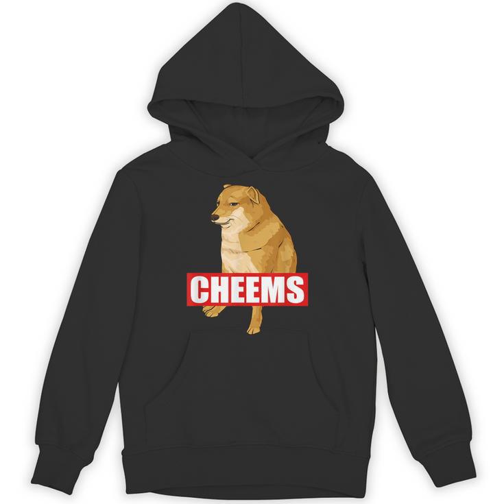 Cheems Dog おもしろ柴犬ダンクミーム パーカー