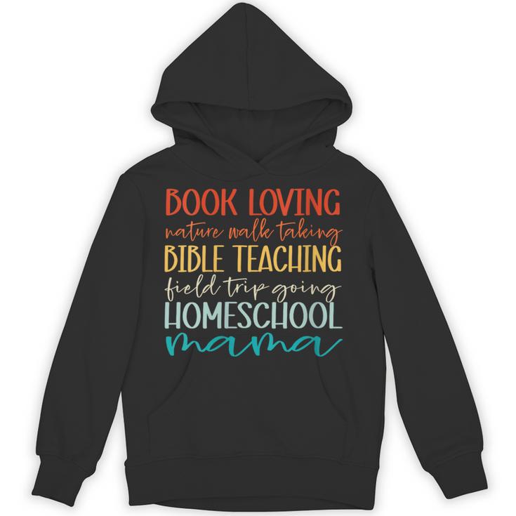 Christian Women Retro Homeschool Mama Book Loving Field Trip Unisex Hoodie Christian Women Retro Homeschool Mama Book Loving Field Trip Unisex Hoodie