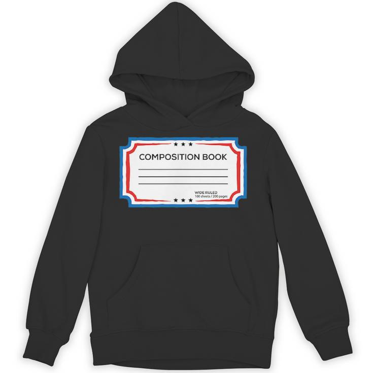 Classic Composition Book Cover Teachers And Students Unisex Hoodie
