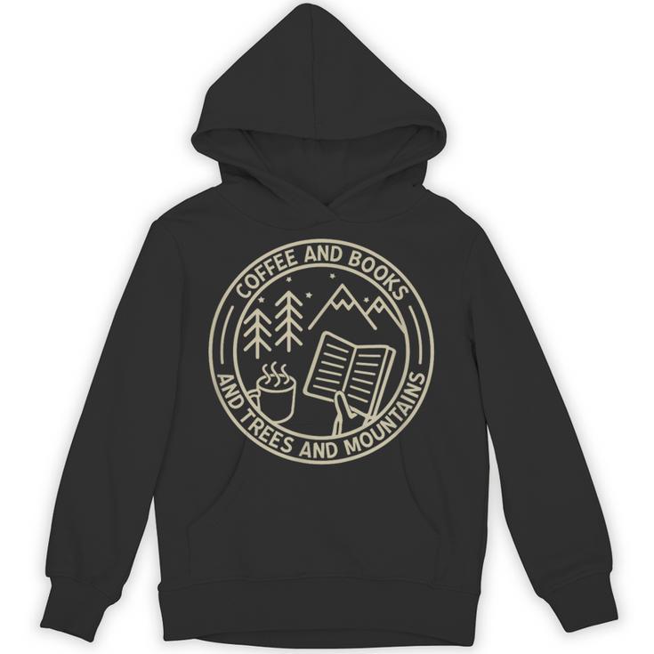 Coffee & Books & Trees & Mountains Unisex Hoodie