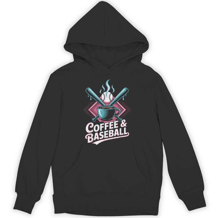 Coffee And Baseball Baseball Player Unisex Hoodie