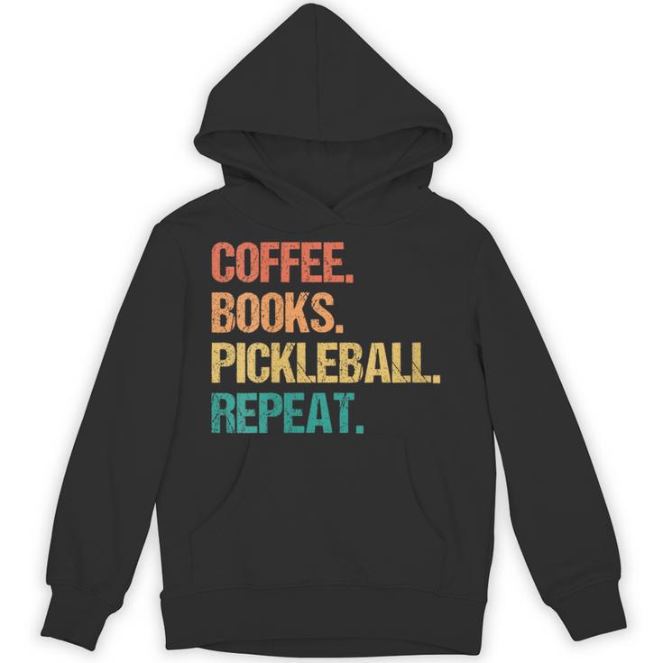 Coffee Books Pickleball Reading Lovers Bookworm Unisex Hoodie